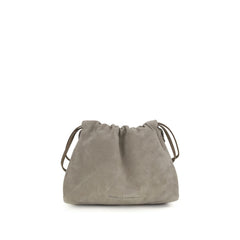 Gray Calf Leather Bos Taurus Clutch Bag