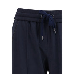 Blue Cotton Joggers (Workout Pants)