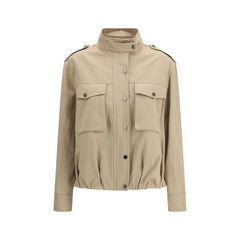 Beige Cotton Coat