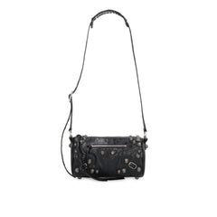 Black Lamb Leather Shoulder Bag