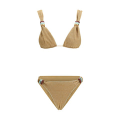Gold Polyamide Bikini