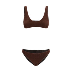 Brown Polyamide Bikini