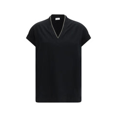 Black Cotton T-Shirt
