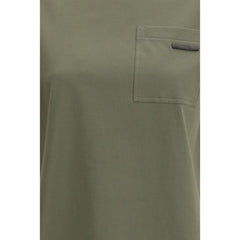 تي شيرت قطن ثنائي اللون