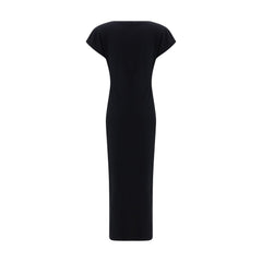 فستان كاجوال من القطن الأسود