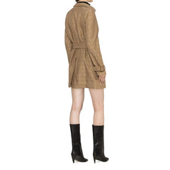 Beige Cotton Coat