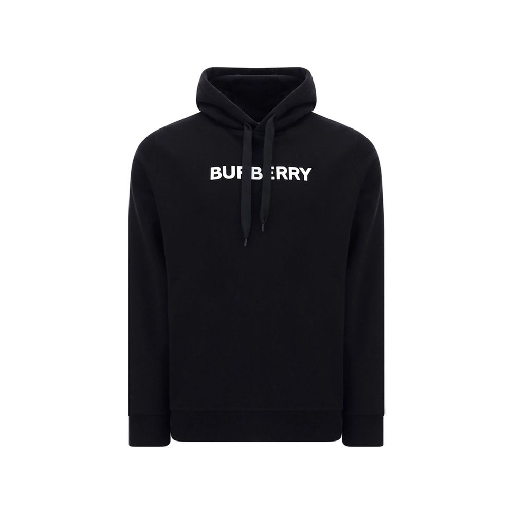 Black Cotton Sweatshirt