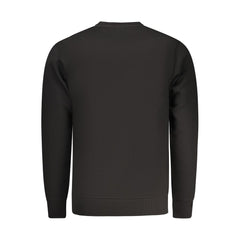 Black Cotton Men's Sweatshirt
