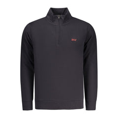 Blue Cotton Men Sweatshirt