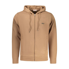 Marrone Cotton Men's Hoodie