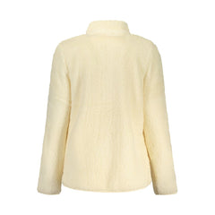 Beige Polyester Women Sweatshirt
