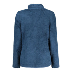 Blu Polyester Women Sweatshirt
