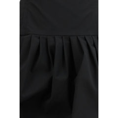 Black Polyester Casual Dress
