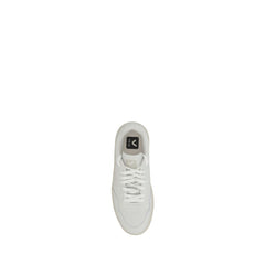White Other Fibres Low Top Sneakers