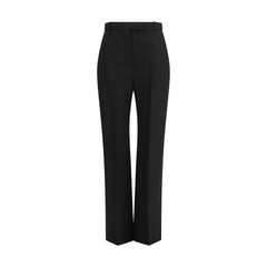 Black Cotton Dress Pants