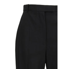 Black Cotton Dress Pants