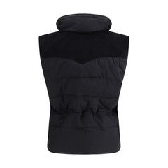 Black Polyamide Sleveless Jacket
