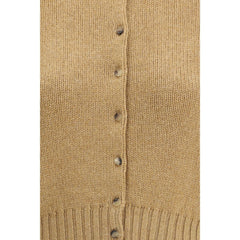 Beige Cashmere Cardigan