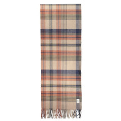 Marrone Polyester Men Scarf