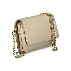 Beige Polyurethane Women Wallet