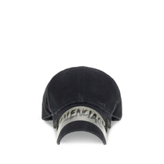 Black Cotton Cap (Baseball Hat)
