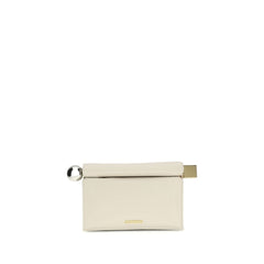 Beige Lamb Ovis Aries Aries Clutch Bag