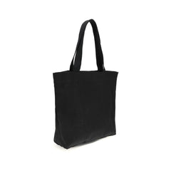Black Cotton Shoulder Bag