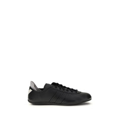 Black Rubber Athletic Sneakers