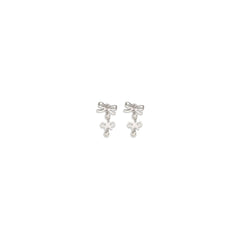 Silver Brass Earrings