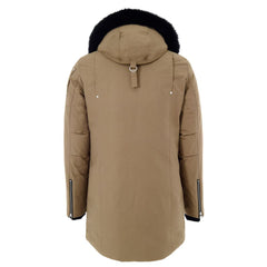 Beige Nylon Parka