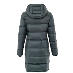 Green Cotton Full-Length Jacket