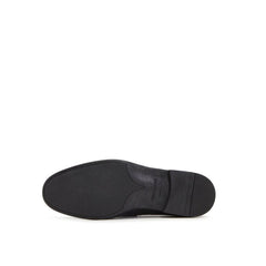 Black Calfskin Slip-On Loafers