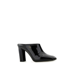 Black Calfskin Mules