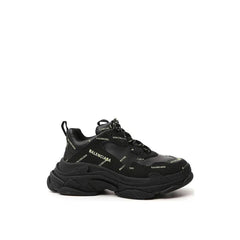 Black Calfskin Chunky Sneakers