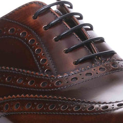 Brown Calfskin Oxfords And Derbies