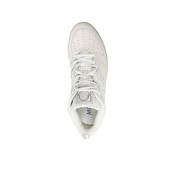 White Calfskin Athletic Sneakers