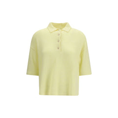 Bicolor Cashmere Polo Shirt