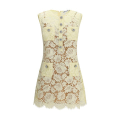 Bicolor Polyamide Casual Dress