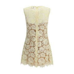 Bicolor Polyamide Casual Dress