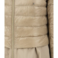 Beige Polyester Coat