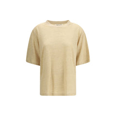 Beige Linen T-Shirt