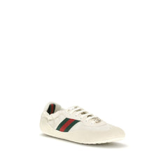 Cream Calf Leather Bos Taurus Low Top Sneakers