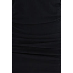 فستان كاجوال من القطن الأسود