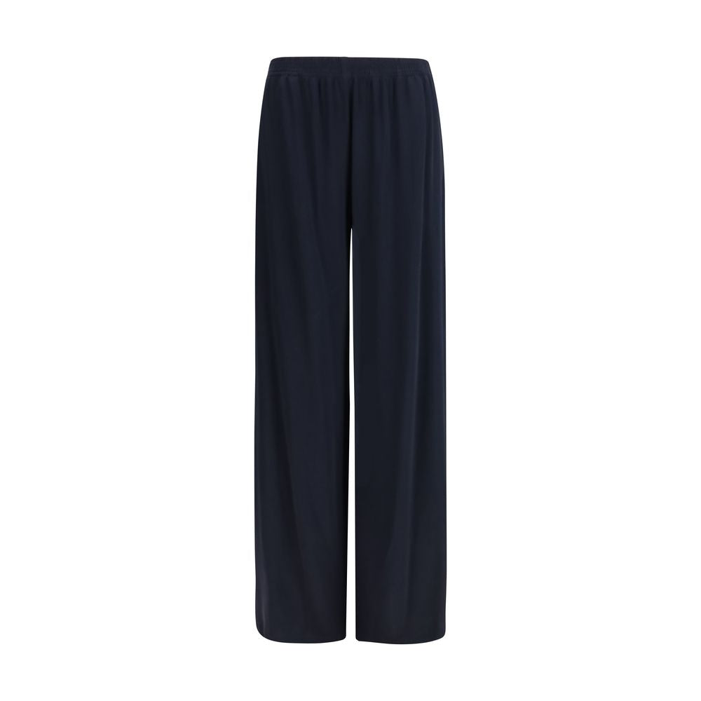 Blue Viscose Pants