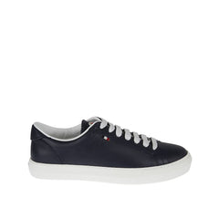 Blue Calfskin Low Top Sneakers