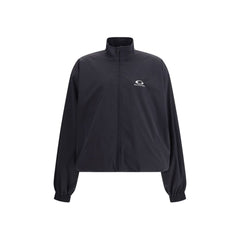 Black Polyester Shell Jacket