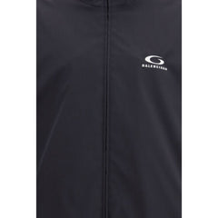 Black Polyester Shell Jacket