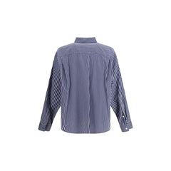 Blue Cotton Pattern Shirt
