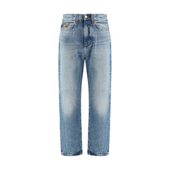 Blue Cotton Jeans Denim