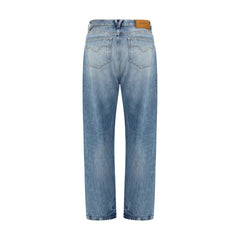 Blue Cotton Jeans Denim